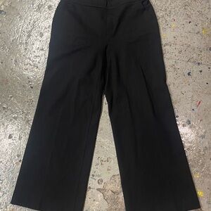 SPANX Black Work Pants Pull-On Stretch Trousers LG